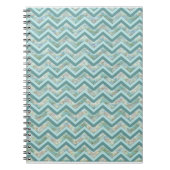 Carnet Mère de Pearl Turquoise ZigZag (Devant)