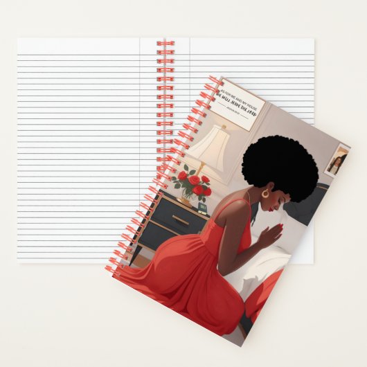 Carnet Mère de prière Spirale 5,5 po x 8,5 po (À l'intérieur)