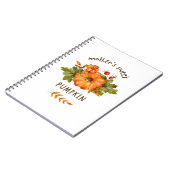 Carnet Mère douce citrouille (Côté gauche)