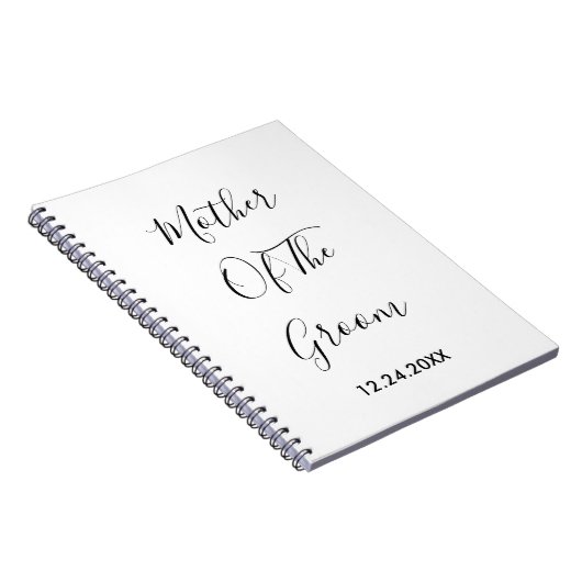Carnet Mère Du Mariage Groom Simple Cadeau Favor (Côté Droit)