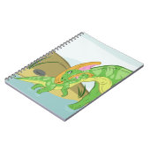 Carnet Mère et bébé parasaurolophus (Côté gauche)
