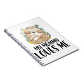 Carnet Mère et fentes de bébé Ma maman m'aime Tropical (Côté Droit)