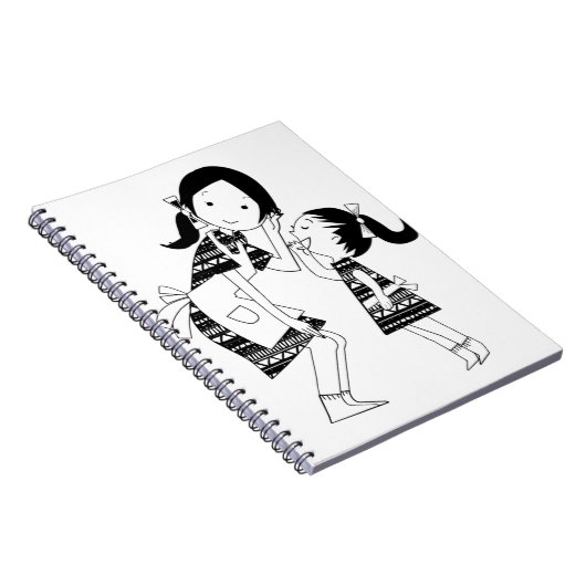 Carnet Mère et fille imprimées (Côté Droit)