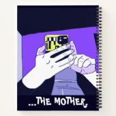 Carnet Mère Mains mobiles Violet Avocado Blanc (Dos)