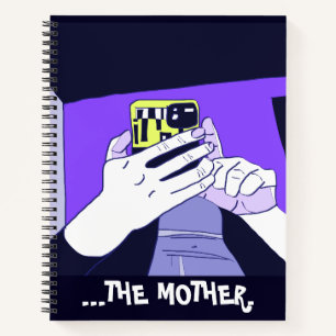 Carnet Mère Mains mobiles Violet Avocado Blanc