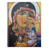 Carnet Mère Marie et Jésus Art (Devant)