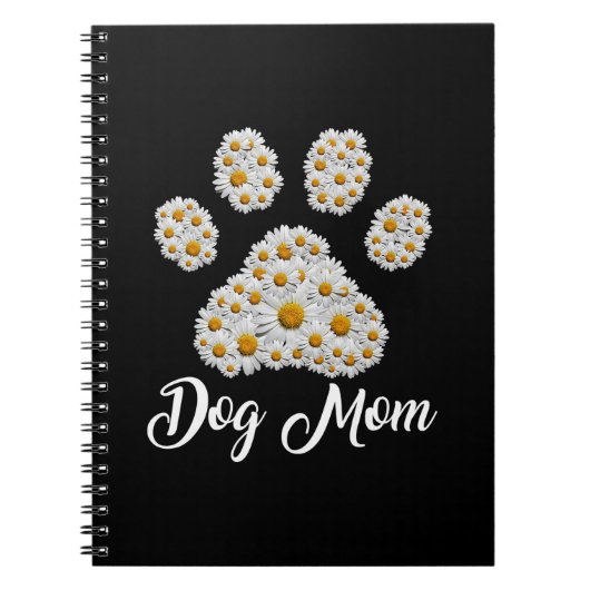 Carnet Mère Meilleur Chien Maman Jour d'anniversaire (Devant)