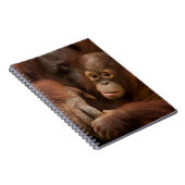 Carnet Mère orang-outan et bébé au zoo (Côté Droit)