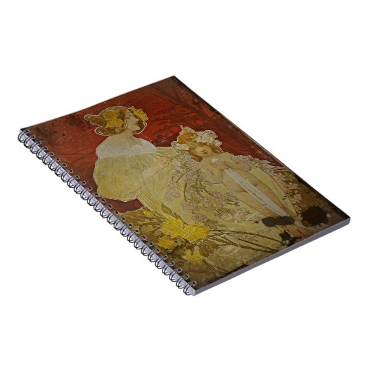 Carnet Mère tissant des fleurs dans les cheveux (Côté Droit)