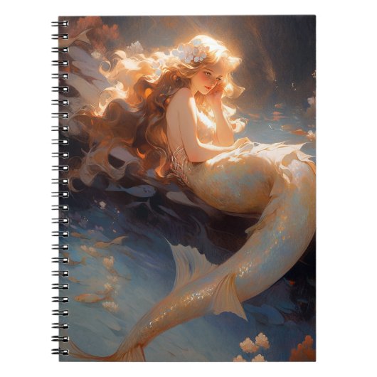 Carnet Mermaid Imaginaire Art (Devant)