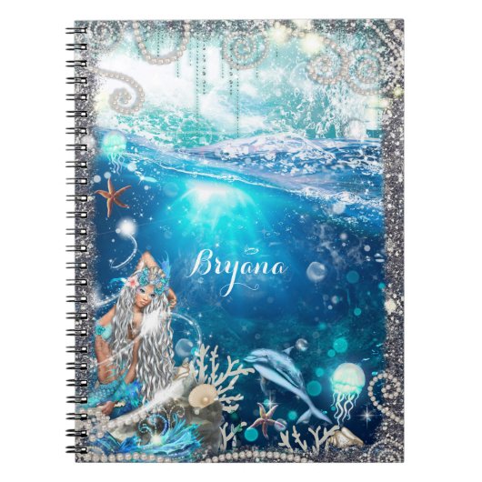 Carnet Mermaid Imaginaire Blonde Enchanted Imaginaire de  (Devant)