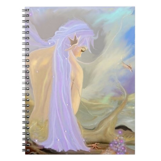 Carnet Mermaid néon-haïré (Devant)
