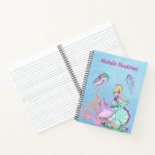 Carnet Mermaid Seahorse & Jellyfish (Intérieur)