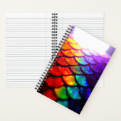 Carnet Mermaid Shimmer Iridescente Scales Rainbow Dragon (À l'intérieur)