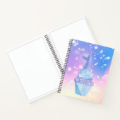 Carnet Mermaid Tail Cupcake Pastel Pink Blue Personnalisé (Intérieur)