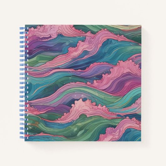 Carnet Mermaid Waves (Devant)