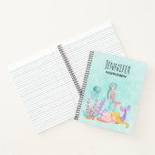 Carnet Mermaids et méduses sous l'aquarelle marine (Intérieur)