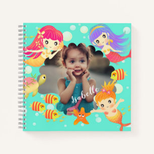 Carnet Mermaids Green Photo