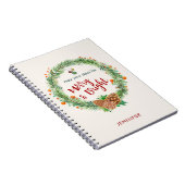 Carnet Merry & Bright Christmas Wreath (Côté Droit)