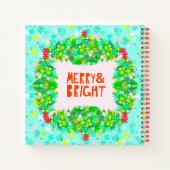 Carnet Merry & Bright Wreath (Dos)