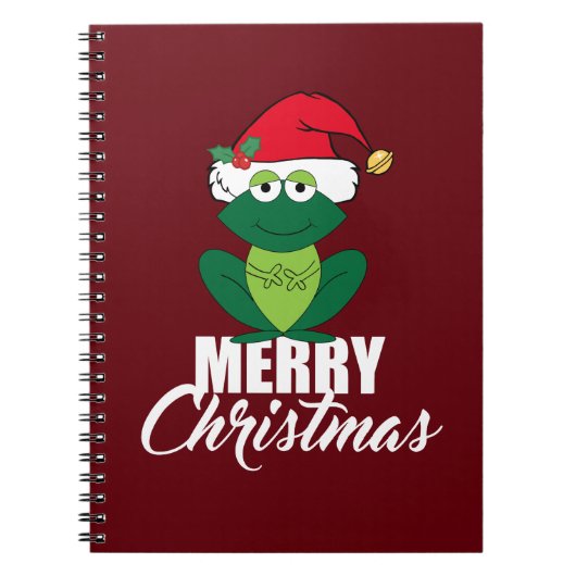 Carnet Merry Christmas Frog (Devant)
