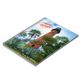 Carnet Merry Christmas Jupiter Inlet Lighthouse Florida (Côté gauche)