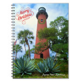 Carnet Merry Christmas Jupiter Inlet Lighthouse Florida (Devant)