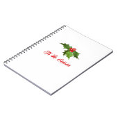 Carnet Merry Christmas Mistletoe (Côté gauche)