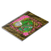 CARNET MERRY CHRISTMAS PERSONNALISÉ AVEC GNOME XMAS TREE (Côté gauche)