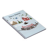 Carnet Merry Christmas , rétro (Côté Droit)