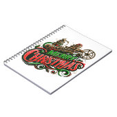 Carnet Merry Christmas steampunk (Côté gauche)