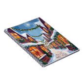 Carnet Merry Christmas Town Watercolor Holiday (Côté Droit)