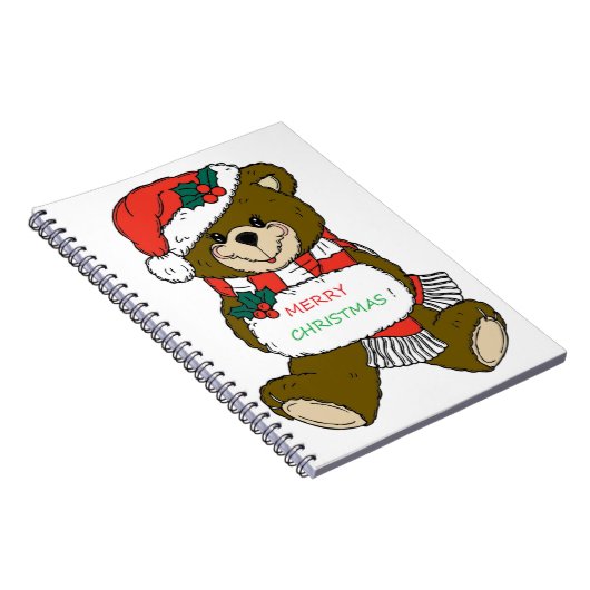 CARNET "MERY NOËL" TEDDDY BEAR (Côté Droit)