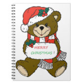 CARNET "MERY NOËL" TEDDDY BEAR (Devant)