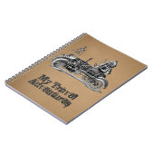 Carnet Mes aventures de voyage (Côté gauche)