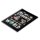 Carnet Mes élèves sont dans cet univers spatial (Côté gauche)