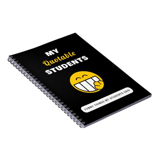 Carnet Mes Étudiants Quotables Drôle Des Choses Dit Ensei (Côté Droit)