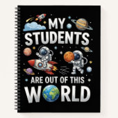 Carnet Mes étudiants sont dans ce monde spatial  (Devant)