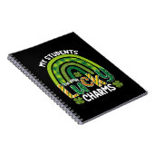 Carnet Mes étudiants sont mes porte-bonheur St Patrick's (Côté Droit)