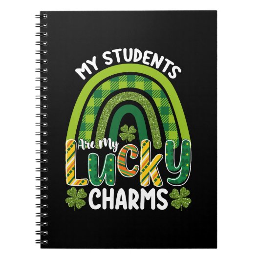 Carnet Mes étudiants sont mes porte-bonheur St Patrick's (Devant)