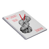 Carnet Mes idées crochet personnalisées (Côté Droit)
