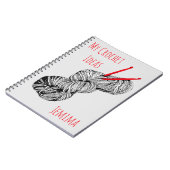 Carnet Mes idées crochet personnalisées (Côté gauche)