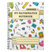 Carnet Mes mathématiques (Devant)