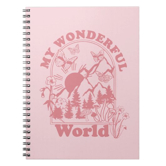 Carnet Mes merveilleuses fleurs rétro du monde (Devant)