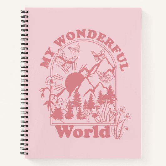 Carnet Mes merveilleuses fleurs rétro du monde (Devant)