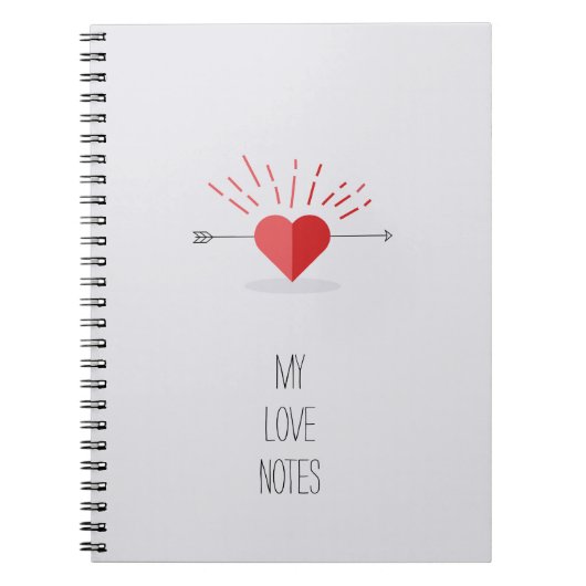 Carnet Mes notes d'amour (Devant)