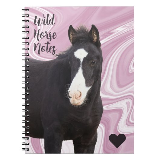 Carnet Mes notes de cheval sauvage (Devant)