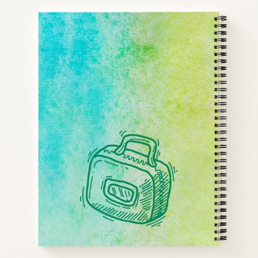 Carnet Mes notes d'été (Dos)