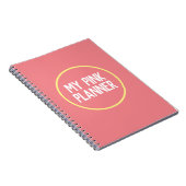 Carnet Mes notes sur le gestionnaire rose (Côté Droit)