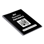 Carnet Mes Patients Quotables, Des Choses Drôle, Ont Décl (Côté Droit)